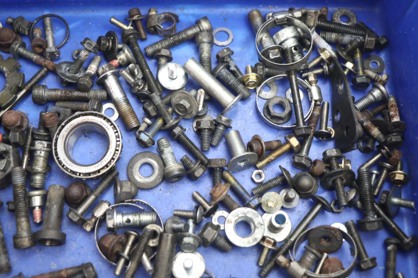 photo de SACO DE PARAFUSOS E FERRAGENS KAWASAKI ZX-6R ZX6R 600 (1995 - 1997) - Zoom do estado de desgaste