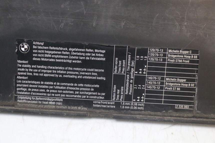 photo de BANCO TRASEIRO BMW C1 125 (2000 - 2003) - Outro ângulo de visão
