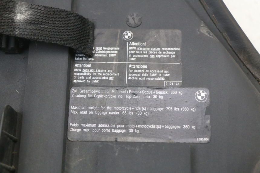 photo de BANCO TRASEIRO BMW C1 125 (2000 - 2003) - Estado da superfície