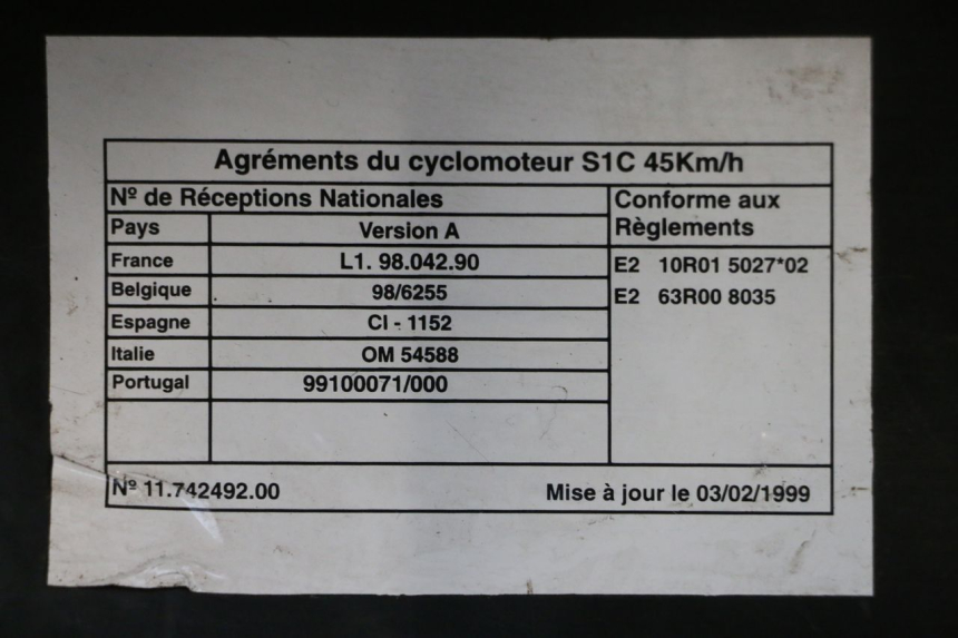photo de SELIM PEUGEOT VIVACITY 50 (1998 - 2003) - Detalhe da peça