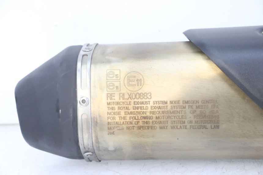 photo de ESCAPAMENTO ROYAL ENFIELD HYMALAYAN 410 (2016 - 2023) - Detalhes característicos