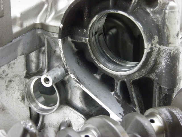 photo de virabrequim HONDA CB F HORNET 600 (1998 - 1999) - Zoom do estado de desgaste