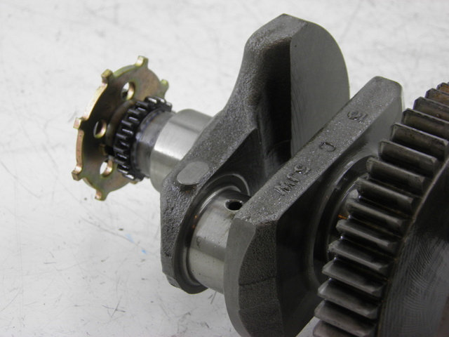 photo de virabrequim YAMAHA FJR 1300 (2004 - 2005) - Zoom do estado de desgaste